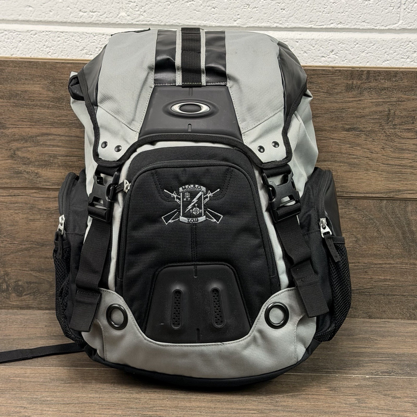 Gearbox Lx Plus Stone Gray Tactical Laptop Bag Skate- Logo