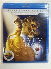 Beauty and the Beast New, Disney 25th Anniversary Edition, Blu-ray/DVD/Digital 