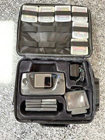 Sega Game Gear - Works, Recapped, 14 Games, Clean Shell, Power Supply + more