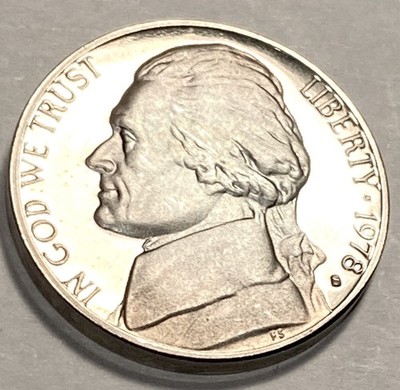 1978 S Proof Jefferson Nickel from Proof Set