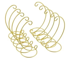 30 Pcs. Ornament Display Stands Gold Metal Weeding/Quinceañera Party Display