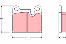 Plaquette de frein Porsche 912