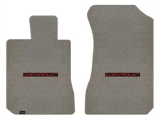 Lloyd Velourtex Front Carpet Mats for '75-82 Chevy G10 w/Chevy Red on Black Logo