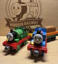 TALKING HARD WORK PERCY  THOMAS FRIENDS TRAIN TAKE ALONG N PLAY DIECAST