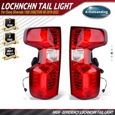 Rear Tail Light Brake Lamps Pair For 2019-24 Chevy Silverado 1500 2500hd 3500hd