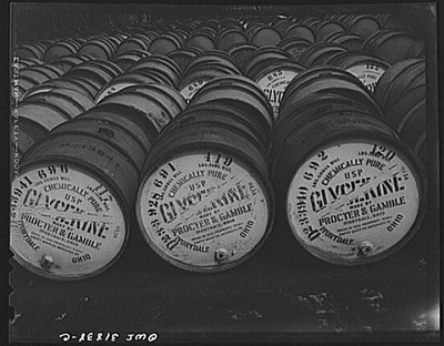 Photo:Procter & Gamble Cincinnati Ohio 1900s Crisco Barrels Warehouse