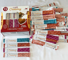 150 Catit Creamy Lickable Cat Treats Mega Mix 15g EXP 11/2027 No Box