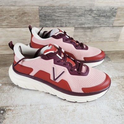 Vionic Walk Max Womens Shoes Sz 9 M Running Crystal Rose Syrah Lace Up Sneakers