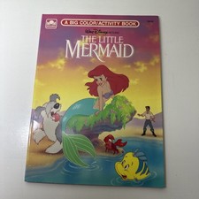 Walt Disney Pictures Present THE LITTLE MERMAID Big Color Coloring Activity Book