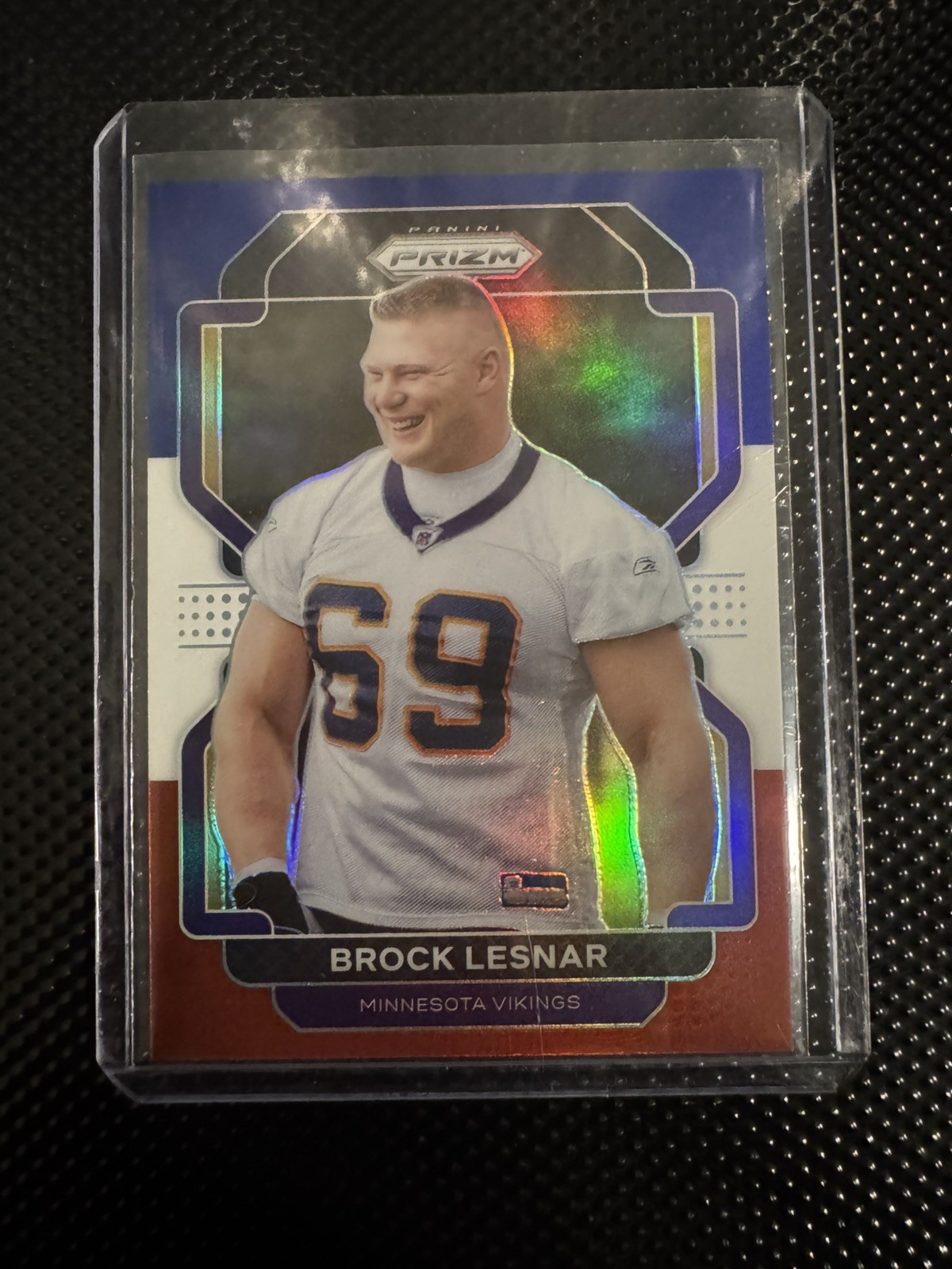 Brock Lesnar Red White and Blue Prizm #134