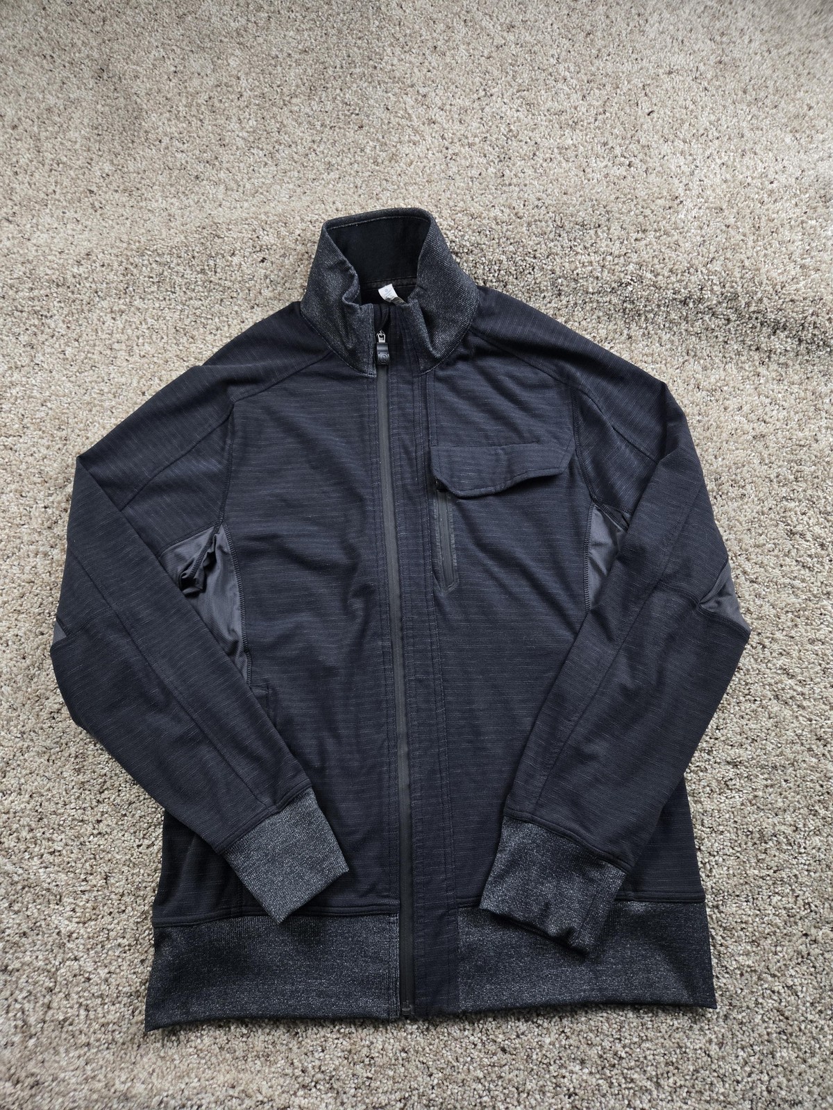 Lululemon Post Gravity Track Jacket Men Large Bla… - image 1