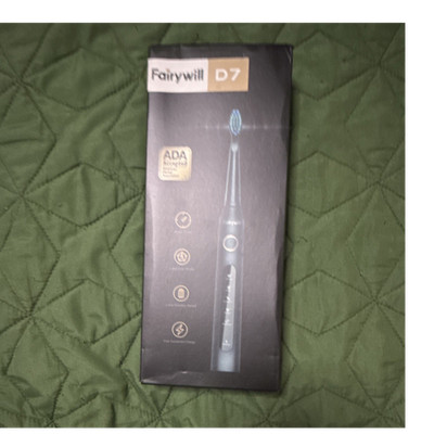 Fairywill D7 Electric Toothbrush Sonic Motion Black ADA Accepted Model