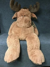 Rare Hugfun Jumbo 53" Moose Plush Stuffed Animal Toy