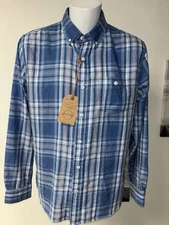 weatherproof vintage Men’s Burnout Flannel Size L New With Tags