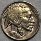 About Uncirculated 1923-P Buffalo Nickel, Sharp specimen.