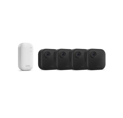 blink Outdoor System mit 4 Kameras - Schwarz | 24H Versand   