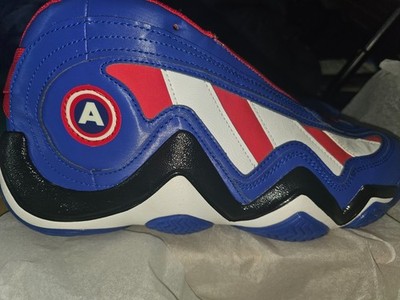 Size 10 ADIDAS Crazy 97 Captain America Age of Ultron Sneakers RARE