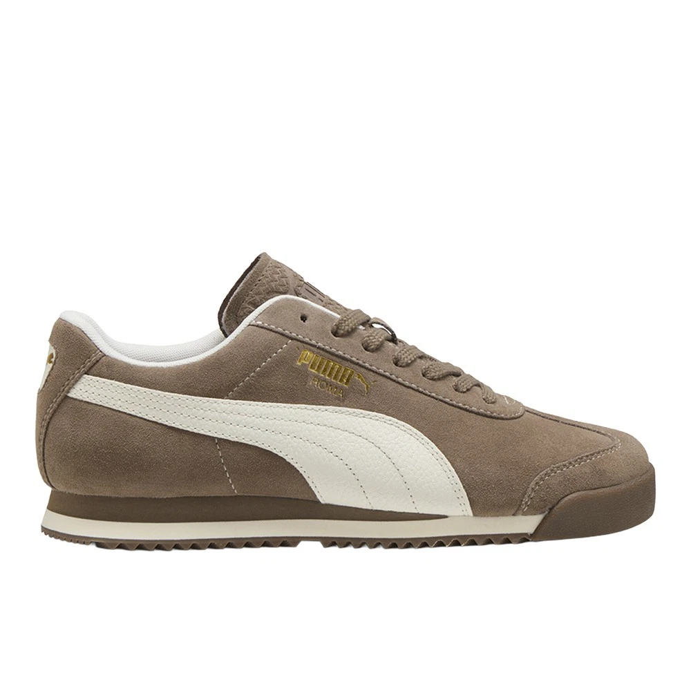 PUMA Roma Suede Lace Up Mens Brown Sneakers Casual Shoes 39863507