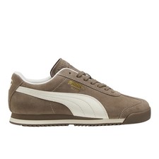 Zapatillas informales PUMA Roma de gamuza con cordones para hombre marrón 39863507