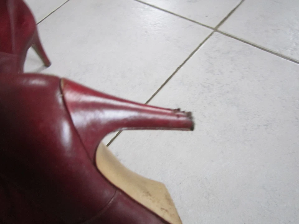 bottes vintage cuir 38 - Photo 4/4