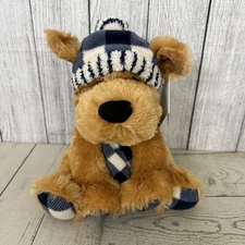 St Jude Children’s Gentle Treasures 12" Puppy Dog Plush “Drew” Hat & Scarf 2020