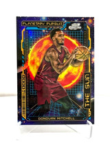 SSP! Donovan Mitchell 2024 Topps Cosmic Planetary Pursuit SUN Rare SSP Insert RC