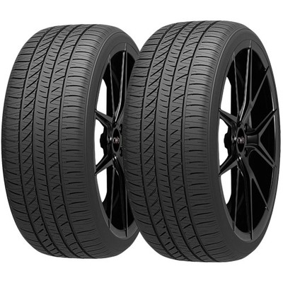 (QTY 2) 235/50ZR17 Nama Maxmach UHP 100W XL Black Wall Tires