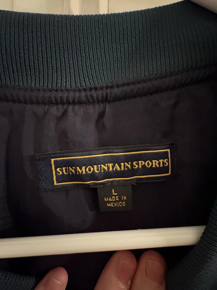 Cortavientos De Colección Años 80 Deadstock Sol Montaña Deportes Nylon Impermeable Grande Verde Foto 2 de 4