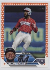 2023 Topps Complete Set Fanatics Exclusive Orange Star /99 Bryan De La Cruz 0c4
