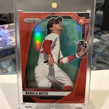 Marcelo Mayer 2025 Panini Prizm RC Red Color Match Prizm /299 Rookie 🔥 Red Sox