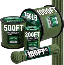 750lb Paracord Rope - 4mm 11 Strand Parachute Cord Spool Rope Utility Nylon Surv