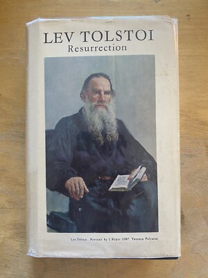 Lev Tolstoi Resurrection FIRST IMPRESSION Tolstoy Moscow 1972 w/ Dust Jacket