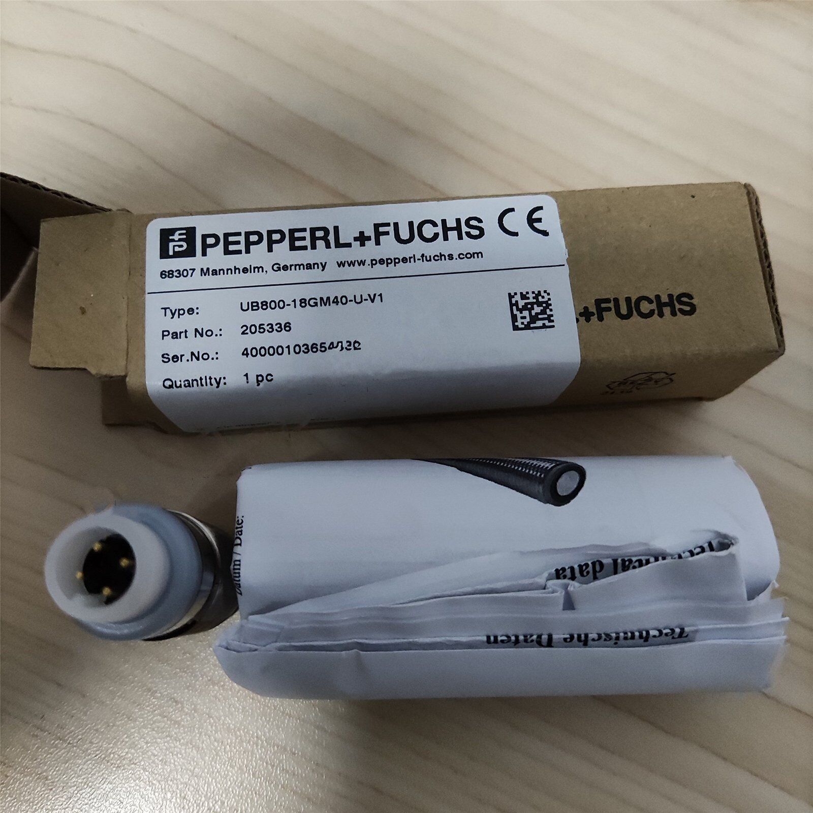1PC New PEPPERL+FUCHS UB800-18GM40-U-V1 Ultrasonic Sensor UB80018GM40UV1 P+F