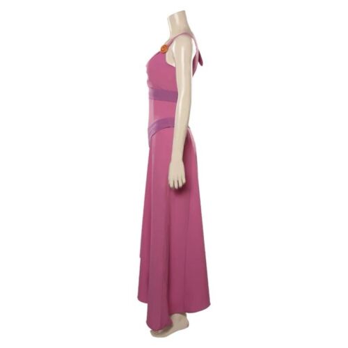 Hercules Megara Pink Dress Cosplay Hades Outfit Costume Uniform - Picture 16 of 16