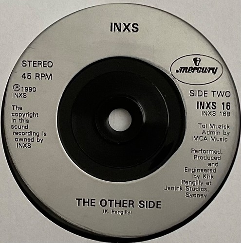Inxs- By My Side- 7” Vinyl Single - Picture 3 of 3