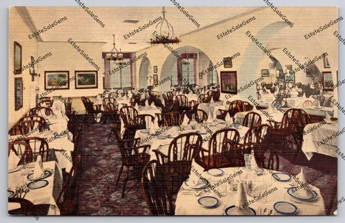 Vintage Postcard Prince George Hotel New York City restaurant dining room