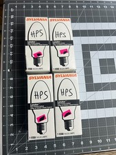 NOS 4-pack lot Sylvania Lumalux High Pressure Sodium E17 Bulb LU100/MED 67506-1