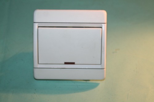 Poussoir à voyant lumineux ART Acier Brossé Arnould 67417 | Leroy Merlin