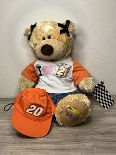 Build-a-Bear NASCAR Tony Stewart Fan Girl Teddy Bear Plush On Tour Edition - Picture 1 of 13