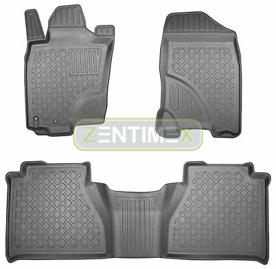 Design-3D-TPE-Gummifußmatten für Nissan Navara D23 Pick-Up Double Cab Doppelka46