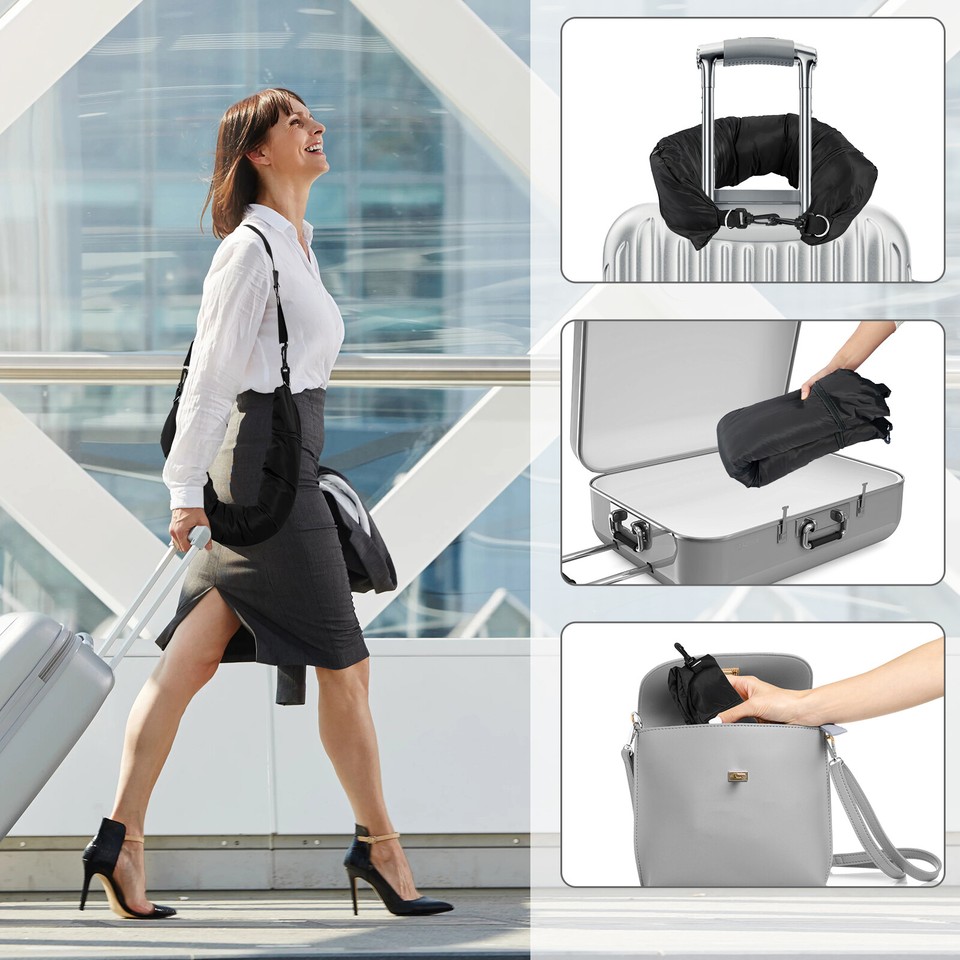 Stuffable Travel Pillow Soft Polyester Stuffable Neck Pillow for Travel