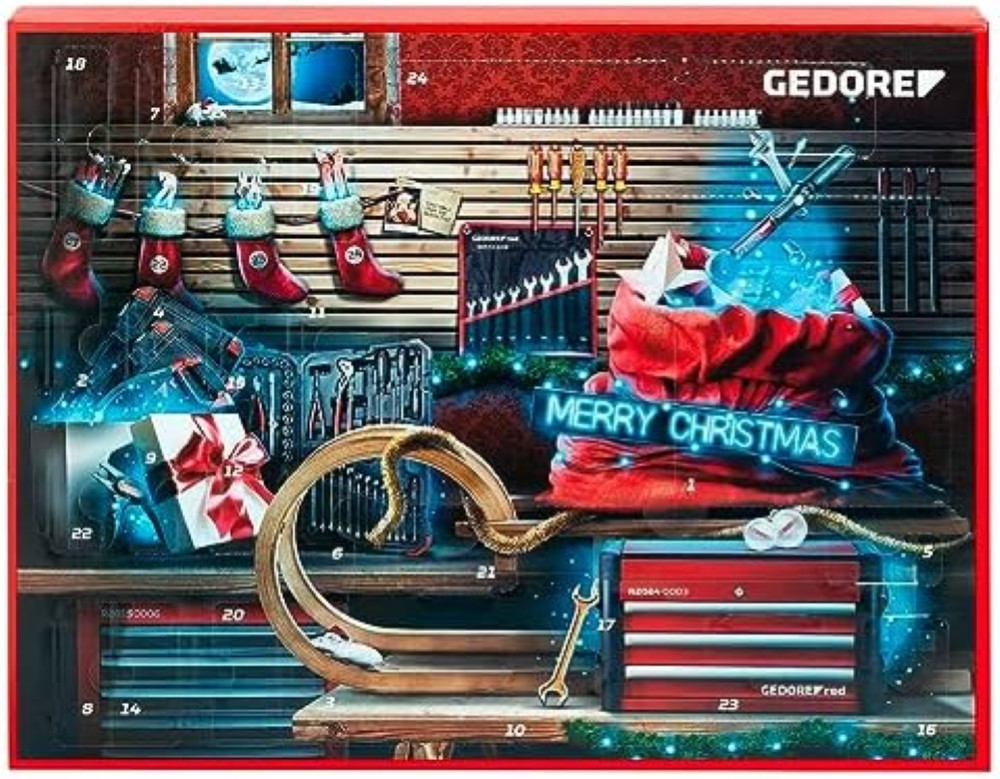 Gedore Red 3304901: 44 Strumenti per un Avvento Indimenticabile