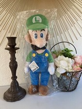 1024⚜️ Peluche Doudou Luigi Neuf Avec Étiquette Sous Blister Hauteur 40 Cm