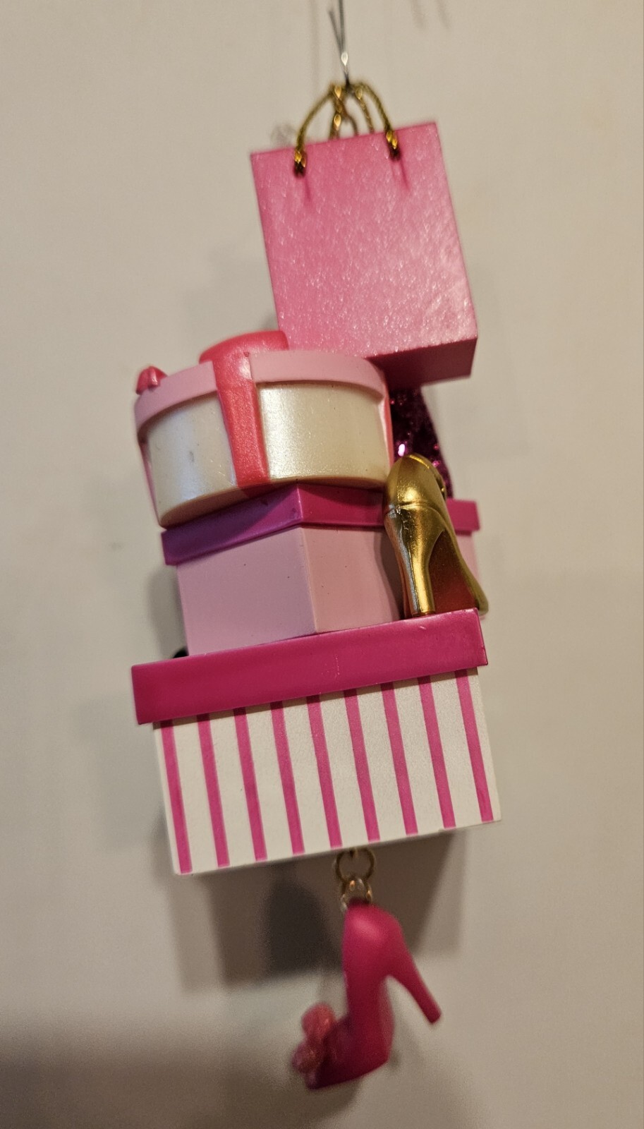 Hallmark Keepsake Ornament Barbie Spotlight on Shoes 2011 Shoe Boxes Pink eBay