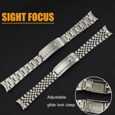 20 mm 21mm Edelstahl Armband für Rolex Submariner DAY-DATE DATEJUST Jubilee Band