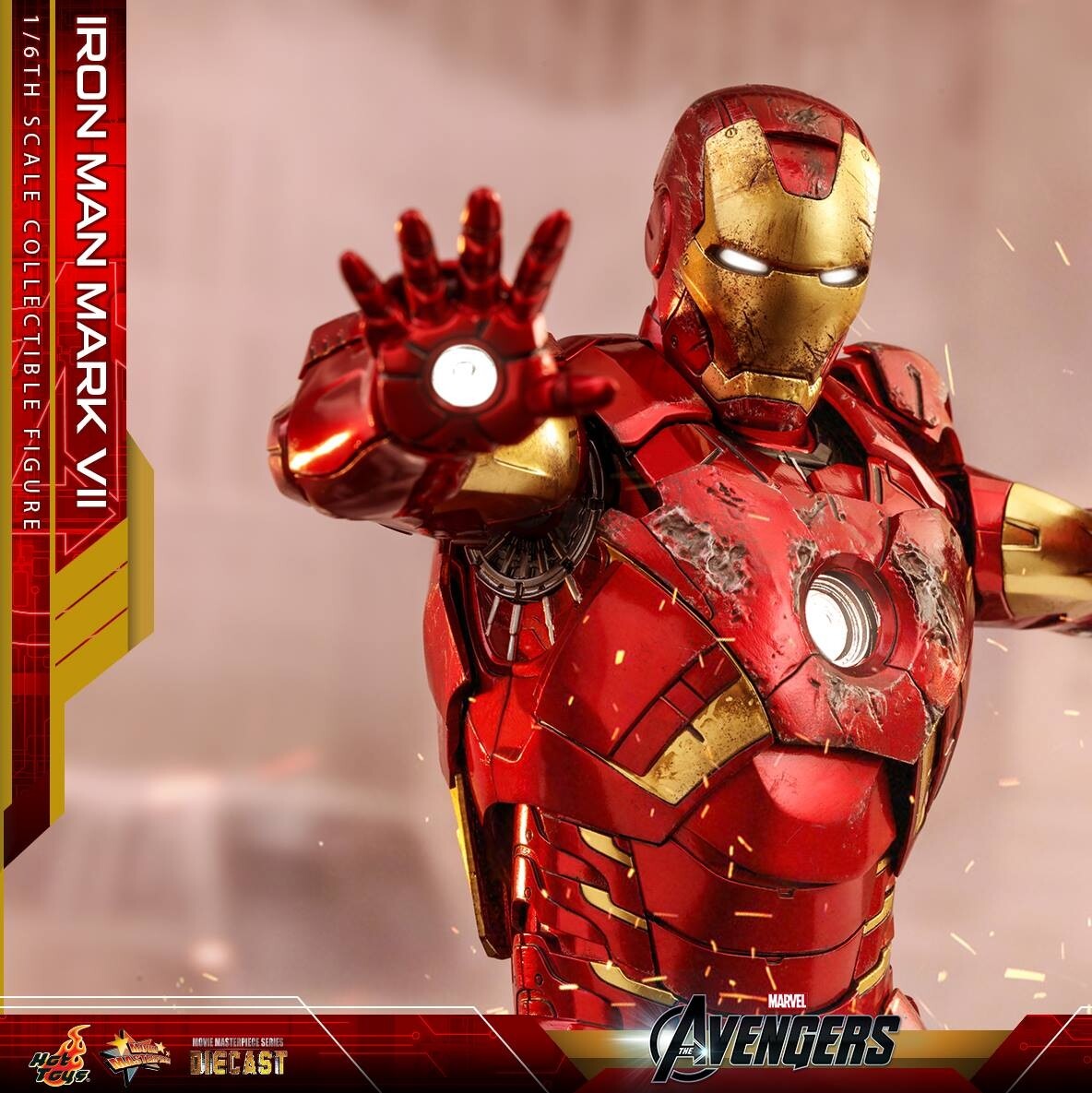 アメコミ MARVEL - HOTTOYS IRONMAN MK7 DIECAST Hot Toys Iron Man MK7 (Mark VII) Diecast Avengers Review