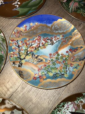 Franklin Nobato The Poetic Garden Of Japan Birds 7 Plates Hamilton