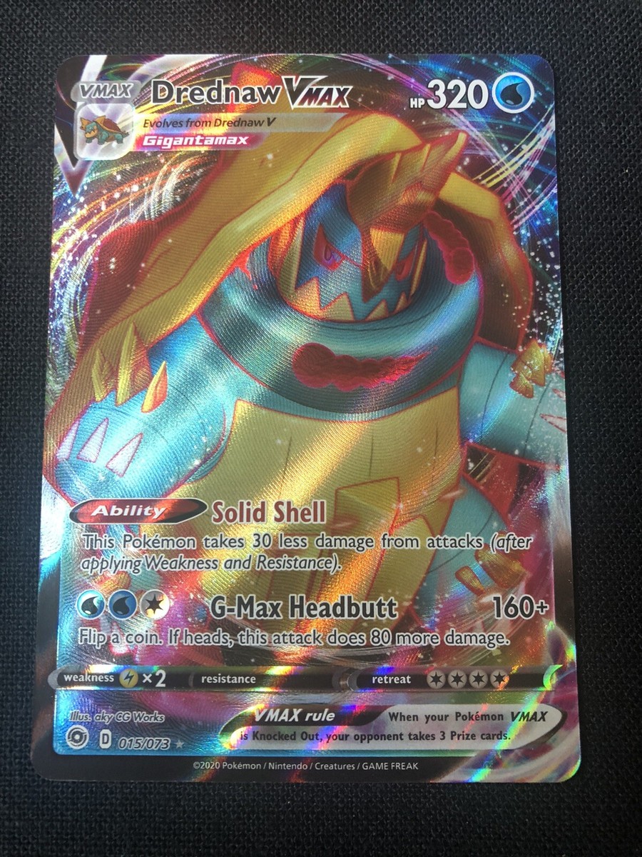 drednaw vmax pokemon card Set - VMAX 015/073 & Drednaw V 014/073 - Champions Path Placeholder Image Provided Drednaw Vmax 015/073 Champions Path