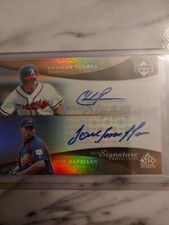 2005 Charles Thomas & Jose Capellan Upper Deck Dual Signature Reflections