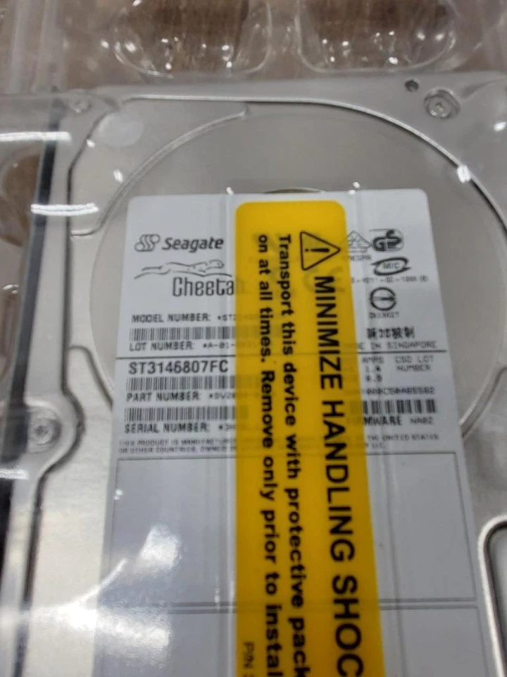 s64~  NetApp PN 108-00057+A1 X274 SP-274 ST3146807FC 3.5 Hard Drive - Image 4 of 4